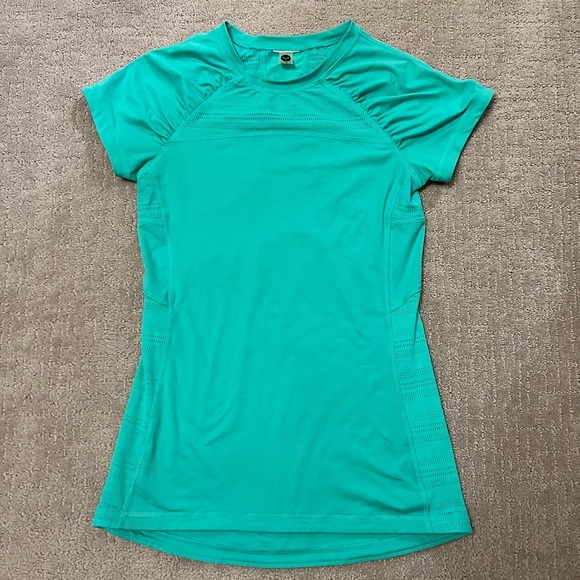 Roxy Womens Athletic T Shirt Green Small - Picture 1 of 3